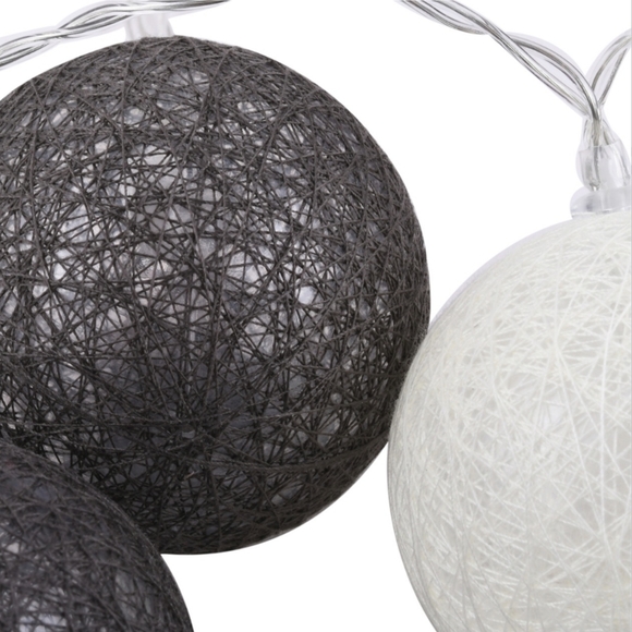 Multi Color LED Ball String Light (2xAA Not Included) (64) - Picture 2 of 3